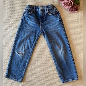 Zara Boys Distressed Blue Jeans-Size 7